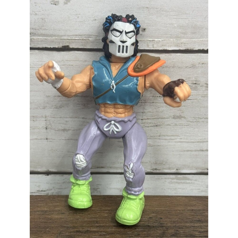 Vintage 1989 TMNT Casey Jones Teenage Mutant Ninja Turtles Playmates Figure